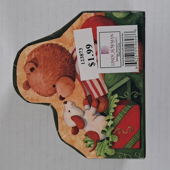 Lot of 3 Lindy Bowman Gift Box Christmas Star Snowman Angel Teddy Bear Puppy NEW - Picture 7 of 11